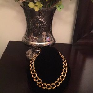 Gold-tone Linked Necklace